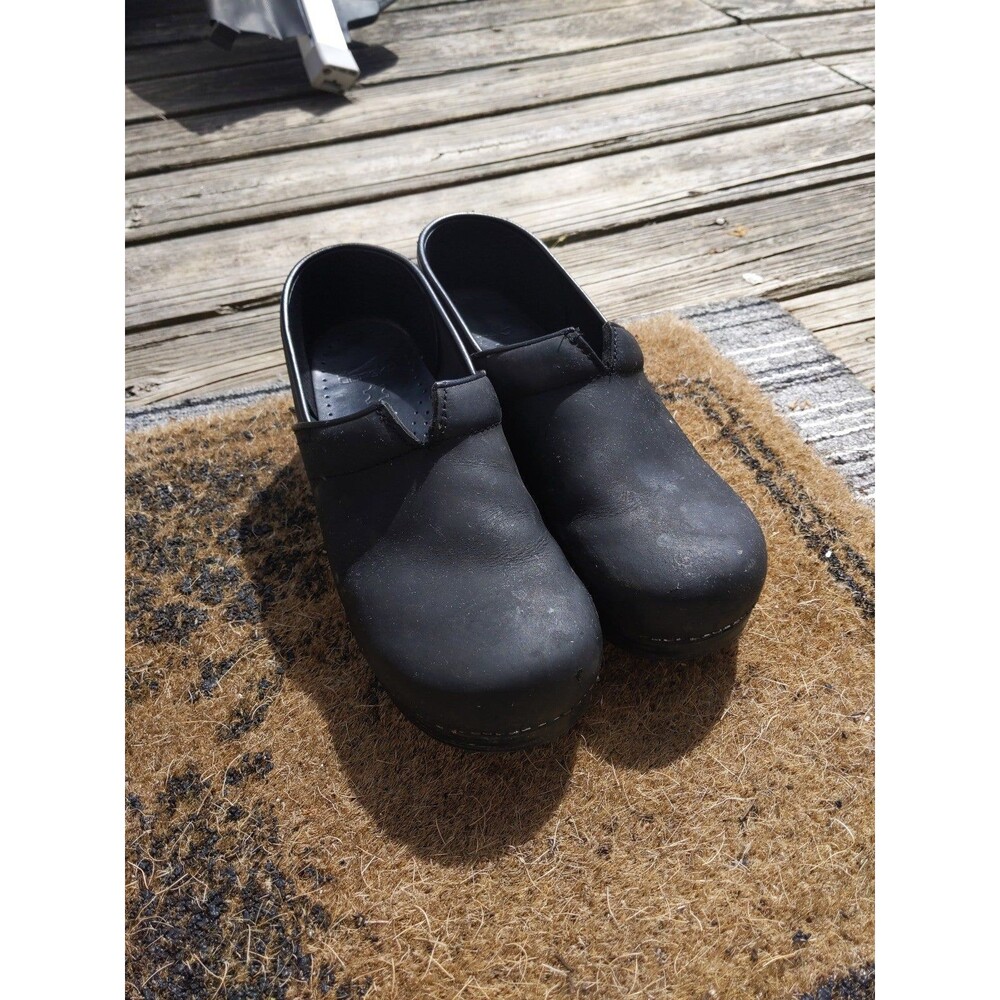 Dansko 43 Black Clogs Kitchen